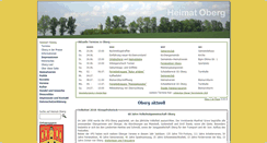 Desktop Screenshot of heimat-oberg.de
